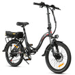 Electric Bike 10ah 350W Folding Electric Bicycle Moped E-bike 20 Inch Motor Bicycle