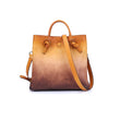 Genuine Full Grain Leather Gradually Polish Ladies Handbags Hand Purse Shoulder Bags B234